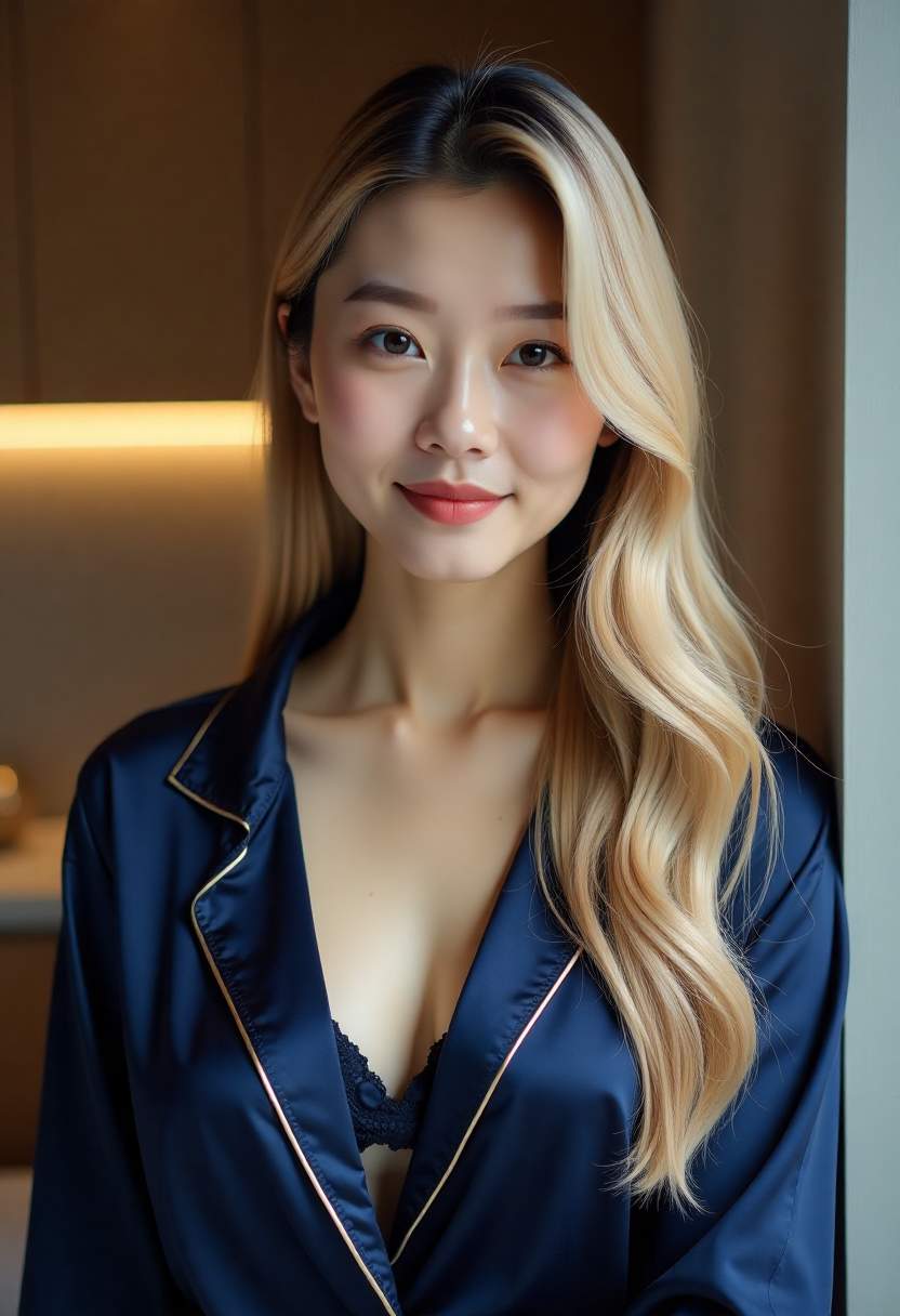 摄影棚夜色配图